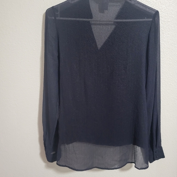 HM Faux wrap top sheer back size 4 - Picture 13 of 16